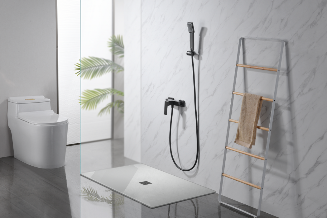 IMEX BDAR025-5BGM ART Single-Handle Shower Kit Black Gun Metal