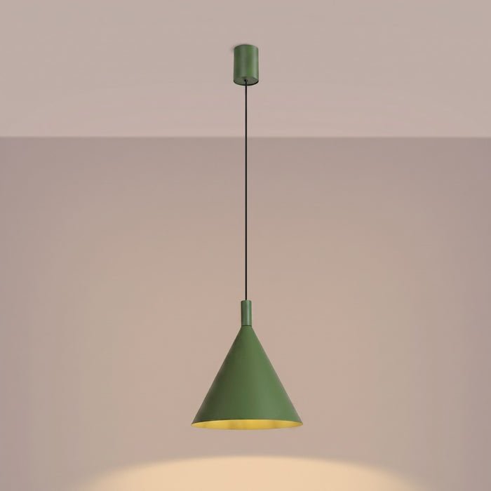 SOLLUX SL.2525 Lámpara colgante NOX 25 verde oliva