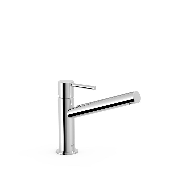 TRES 06220301 MAX Sink Faucet Long Spout Chrome
