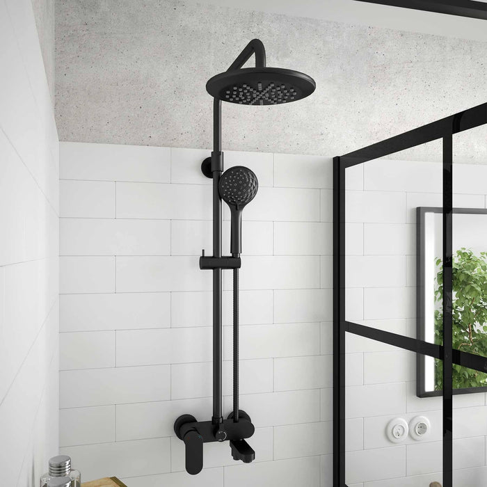 SALGAR 26767 VINCI Kit Ducha Negro