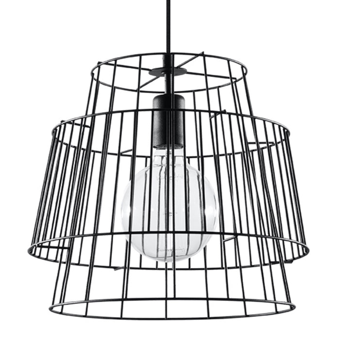 SOLLUX SL.0663 Pendant Lamp GATE Black