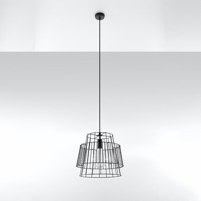 SOLLUX SL.0663 Pendant Lamp GATE Black