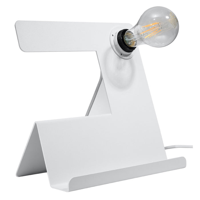 SOLLUX SL.0668 Incline Table Lamp White