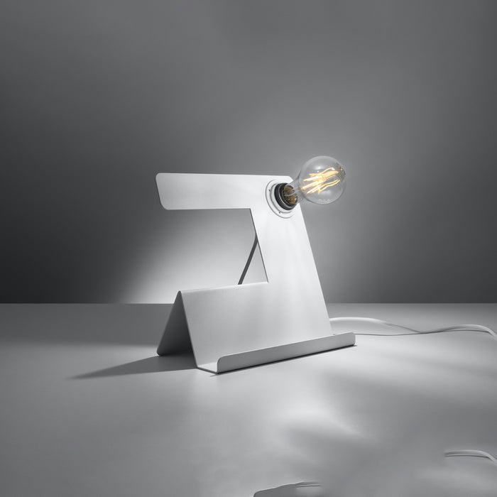 SOLLUX SL.0668 Incline Table Lamp White