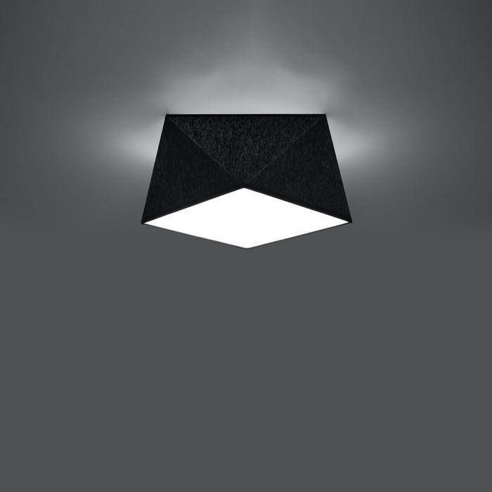 SOLLUX SL.0687 HEXA 25 Black Ceiling Lamp