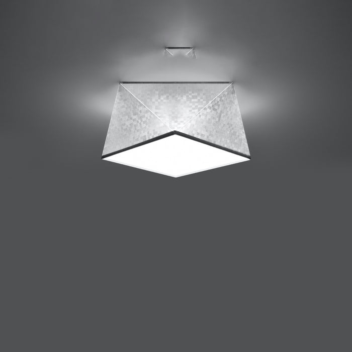 SOLLUX SL.0688 HEXA 25 Silver Ceiling Lamp