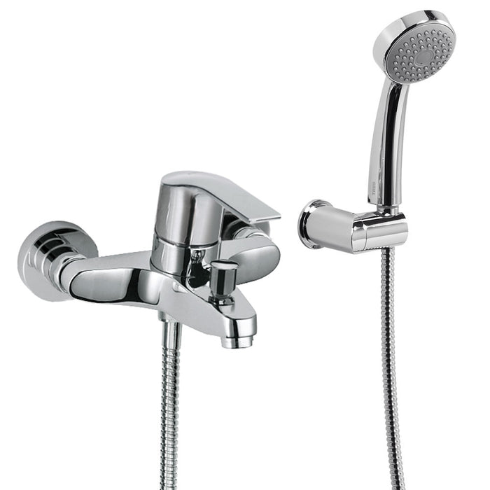 K-TRES 06917002 Bathtub-Shower Tap Anti-limescale shower and double-locked hose