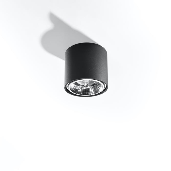 SOLLUX SL.0697 TIUBE Black Ceiling Lamp