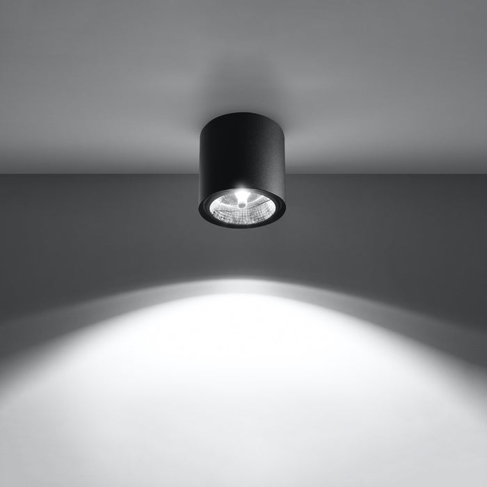 SOLLUX SL.0697 TIUBE Black Ceiling Lamp