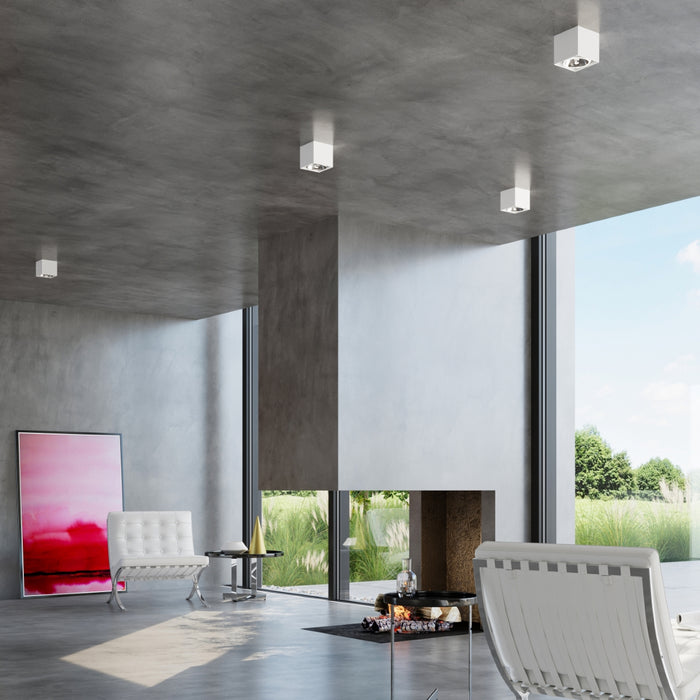 SOLLUX SL.0698 BLAKE White Ceiling Lamp