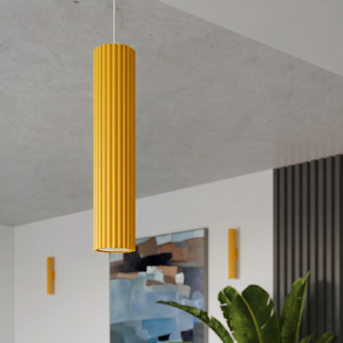 SOLLUX SL.2334 Lámpara colgante KARBON 1 amarillo