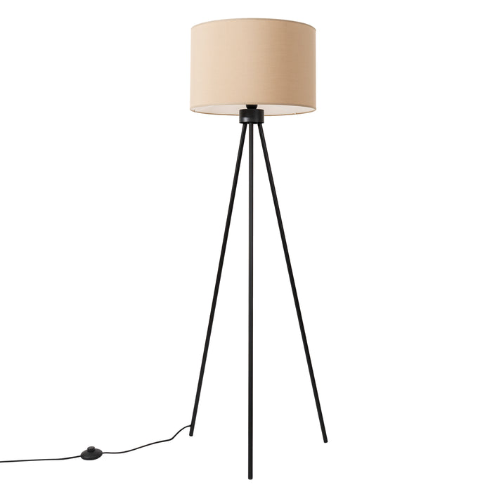 SOLLUX SL.1853 Lámpara de pie NEVIA beige color topo/negro
