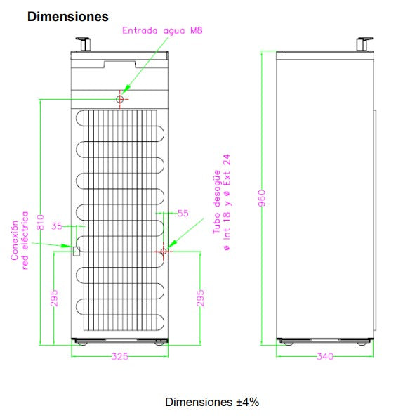 MEDICLINICS FA0015G Cold Water Fountain 20 l