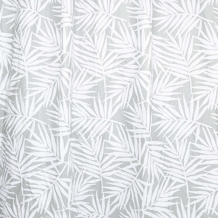 GEDY TVI13682400 PALME Cortina de Ducha Blanco y Gris