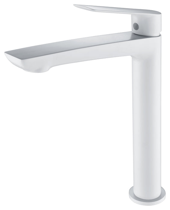 IMEX BDX023-3BL LUXOR Grifo de Lavabo Alto Blanco Mate