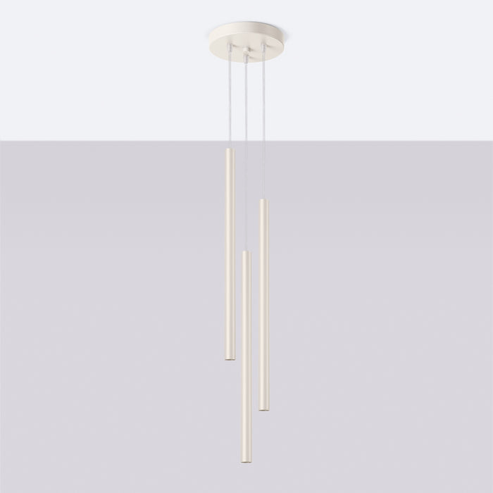 SOLLUX SL.1515 Lámpara colgante PASTELO 3P beige beige