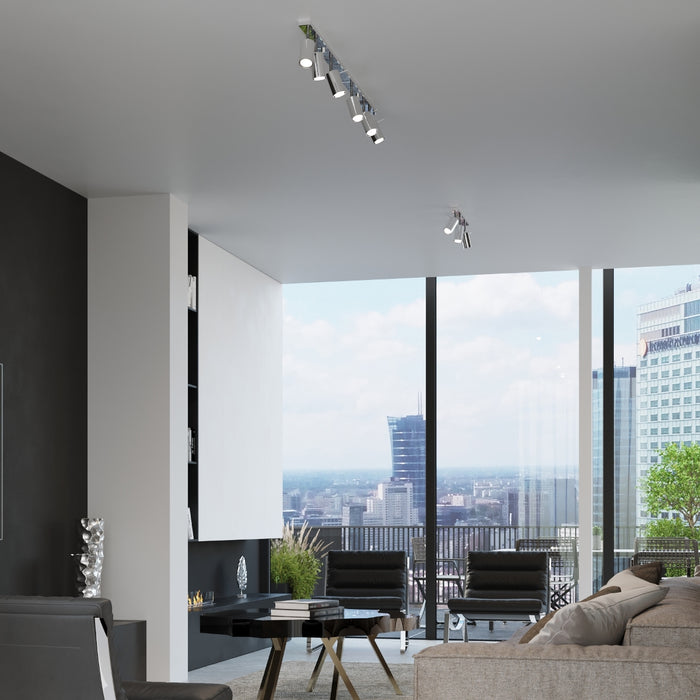 SOLLUX SL.0728 Ceiling Lamp RING 2 Chrome