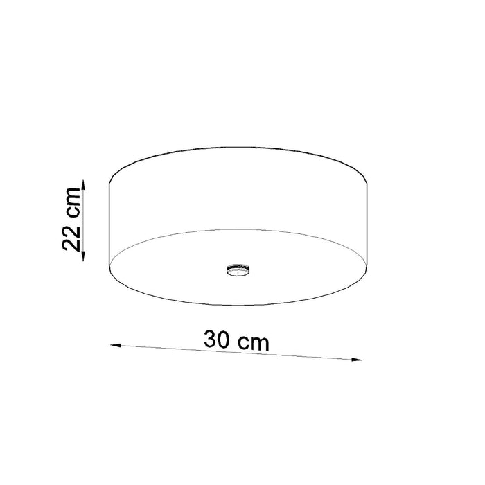 SOLLUX SL.0759 SKALA 30 White Ceiling Lamp