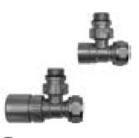 LAZZARINI 392298 Juego De Válvulas Termostáticas 3/4" Para Radiadores Color Gun Metal