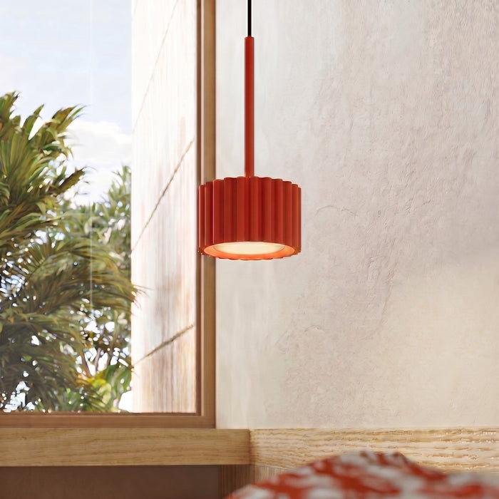 SOLLUX SL.2689 Lámpara colgante AURA 1 rojo Gx53