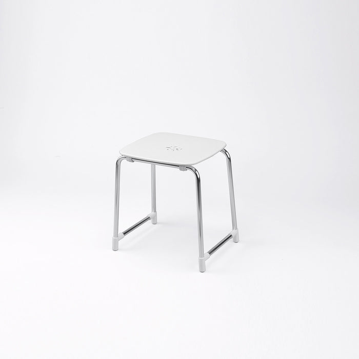GEDY 60720200000 PRIMA CLASSE Taburete de baño blanco