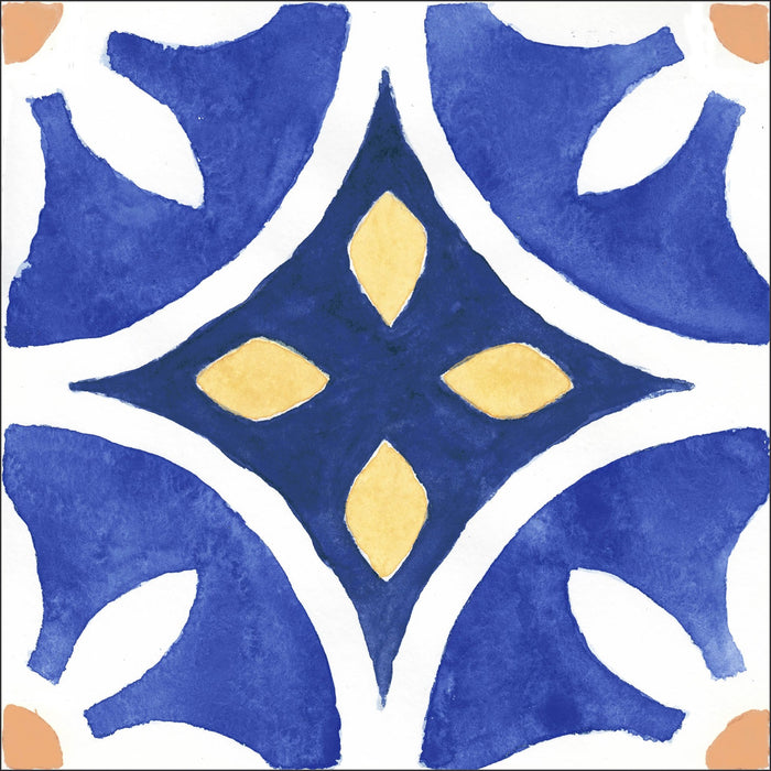 CODICER PT06909 SANTORINI BLUE Gres Decorado 25x25