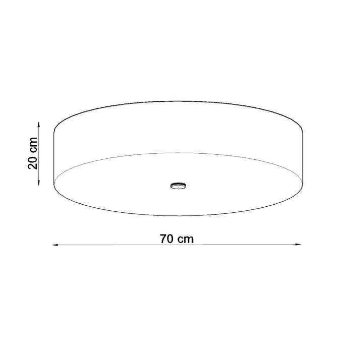 SOLLUX SL.0811 Lámpara de Techo SKALA 70 Blanco