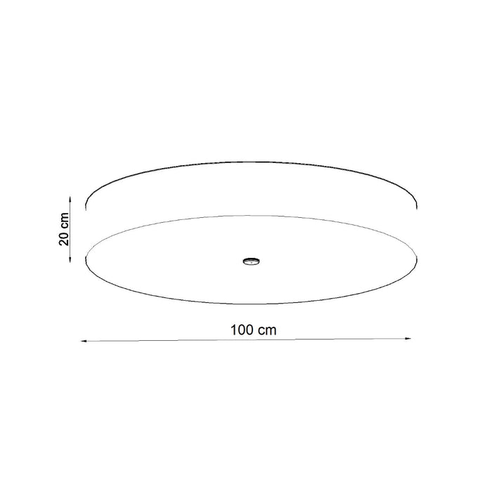 SOLLUX SL.0817 SKALA 100 White Ceiling Lamp