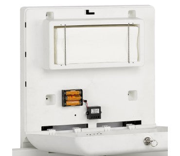 MEDICLINICS CP0016VCSB-I BABYMEDI Cambia Pañales Inox Negro Vertical con Ionizador