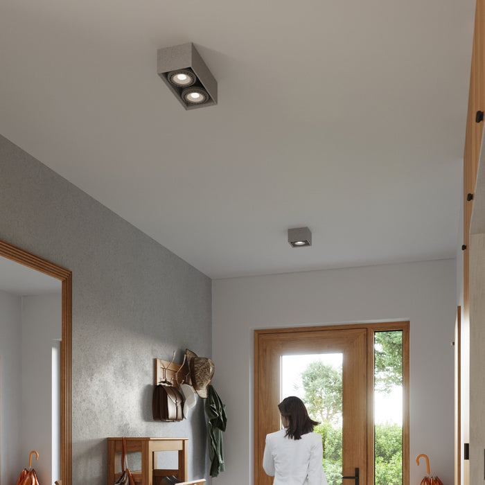 SOLLUX SL.0883 QUATRO 1 Concrete Ceiling Lamp