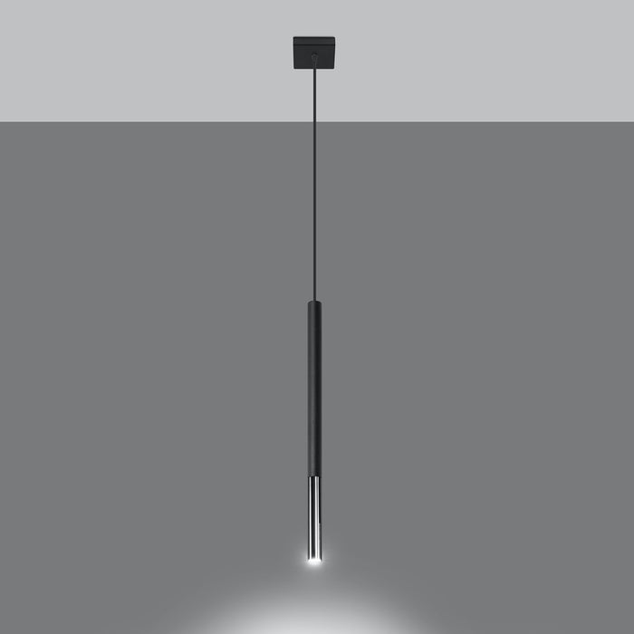 SOLLUX SL.0885 MOZAICA 1 Black Chrome Pendant Lamp