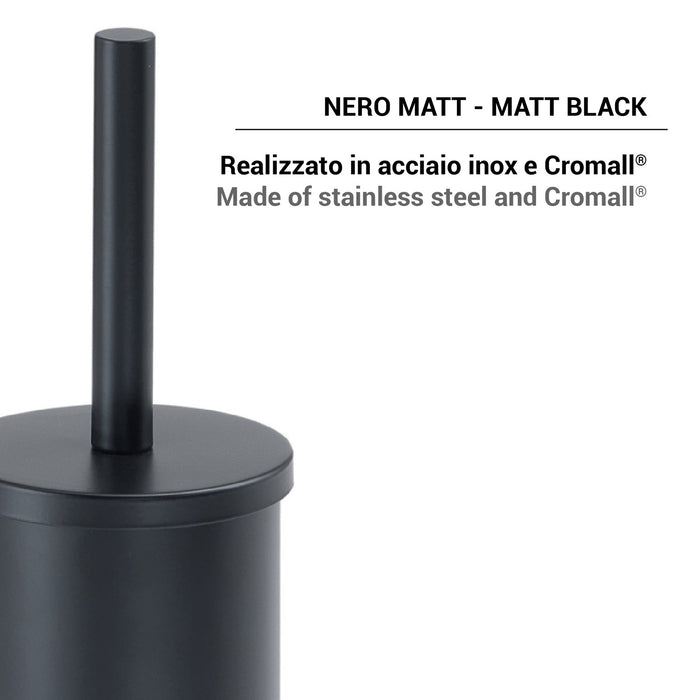 GEDY TO331400100 TONGA Escobillero Negro Mate