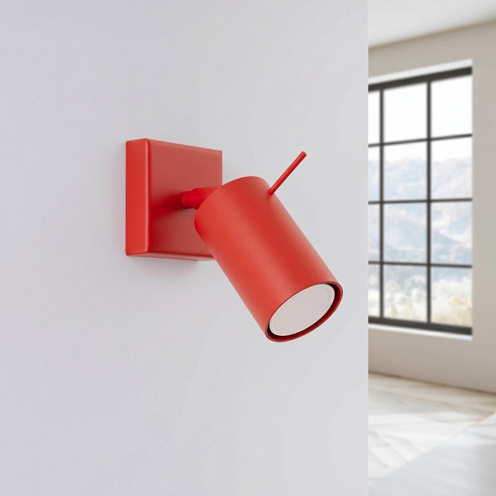 SOLLUX SL.2189 Aplique de pared RING rojo