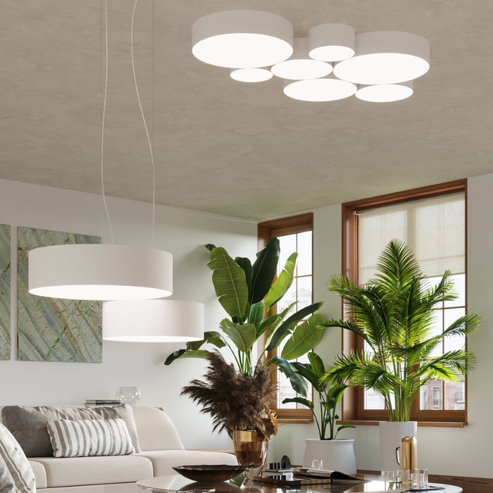 SOLLUX SL.0919 ARENA 55 White ceiling lamp