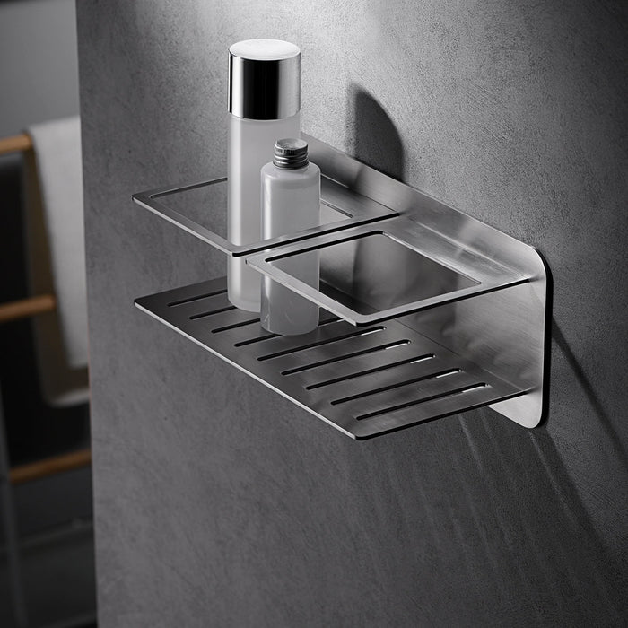 IMEX ADI011/NQ IMAN Jabonera Frontal Níquel Cepillado