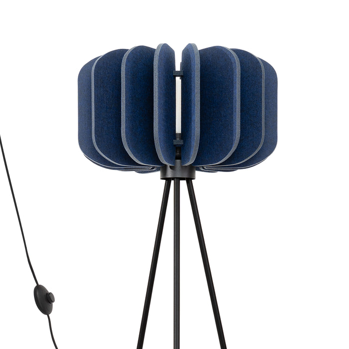 SOLLUX SL.1865 Lámpara de pie MULA 45 azul marino azul marino/negro