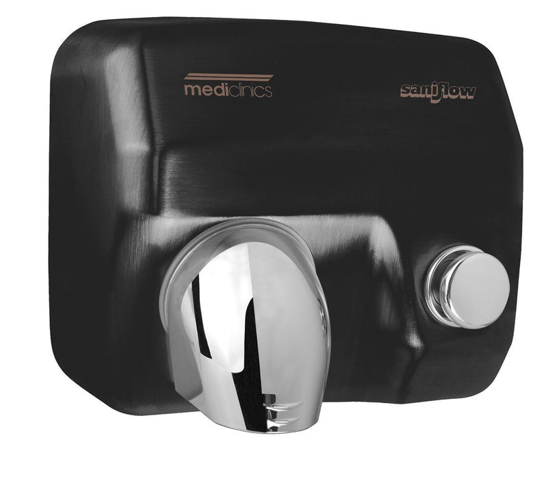 MEDICLINICS E05B SANIFLOW Secadora de Manos Manual Negra