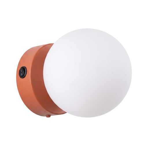 SOLLUX SL.2243 Aplique Yoli 1 Ocre Rojo Con Interruptor
