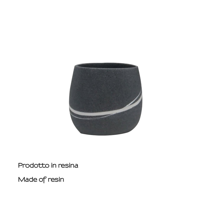 GEDY YV980800300 YVONNE Gray Toothbrush Holder