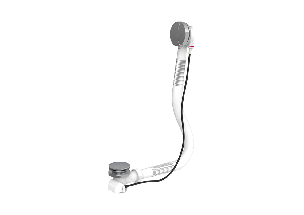 ROCA A506404700 AQUA Conjunto Desagüe Automático Ø 52 Mm para Bañeras Sin Sifón Cromo