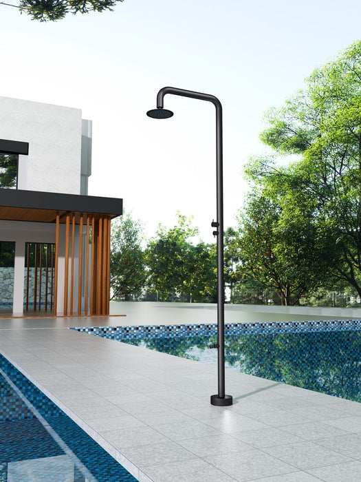 POOLIMEX GPM007/ANG MICHIGAN Grifería De Piscina Acero S.316 Negro Mate