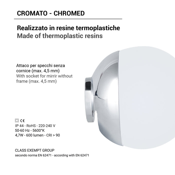 GEDY D0421300000 DELOS Iluminación Cromo
