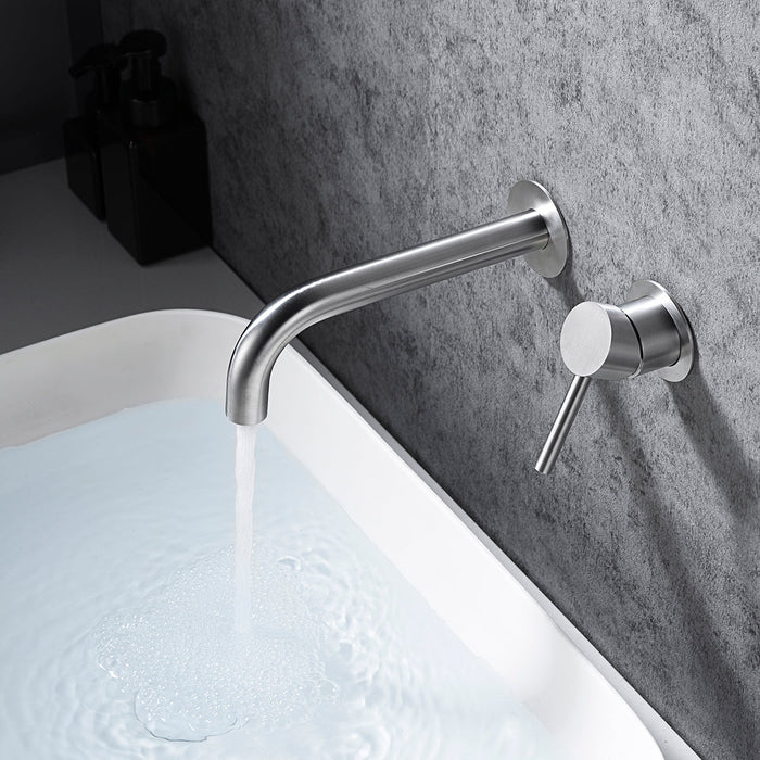 IMEX GLT023/AC MOSCU Grifo de Lavabo Empotrado Acero