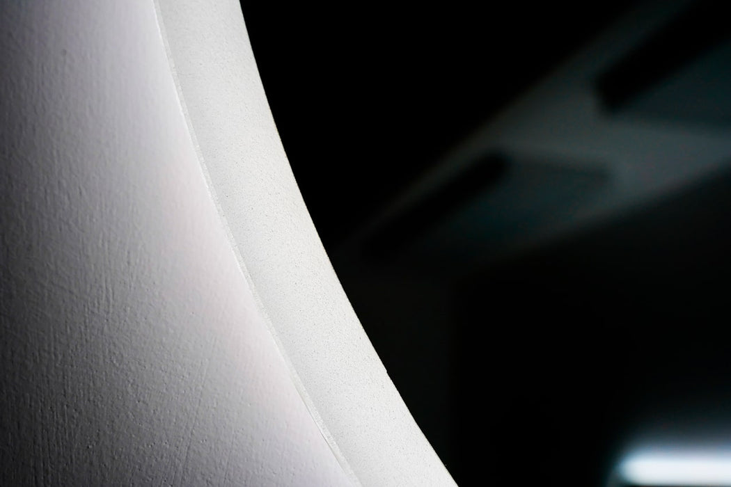 LEDIMEX BELG003/60 BELGICA Round LED Mirror Frosted Edge Chrome 60 cm