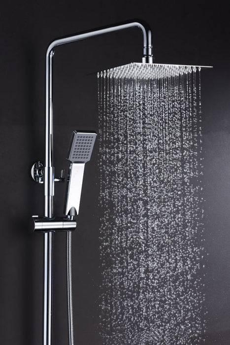 IMEX BDAR025 ART Single-Handle Faucet Telescopic Shower Set Chrome