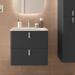SALGAR UNIIQ Mueble-Lavabo Color Antracita Mate