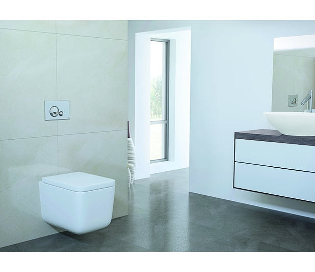 OLI 152951 GLOBE Matte Chrome Push Button