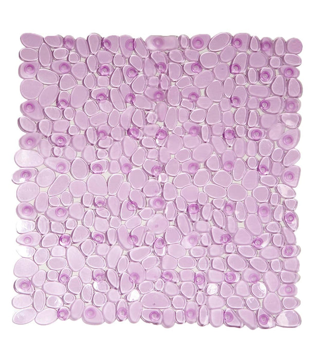 ARCOBAÑ 11ACMO  Alfombrilla Ducha Spa Cuadrada Morada