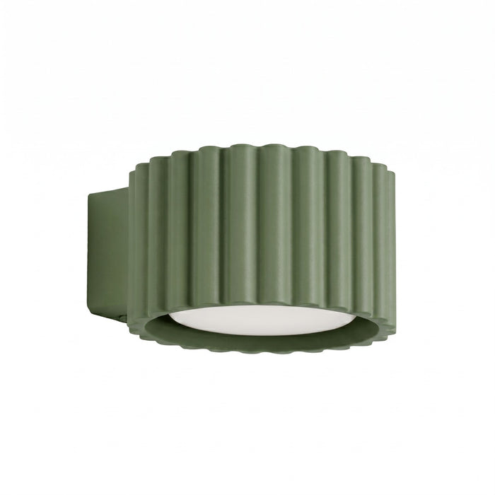 SOLLUX SL.2615 Aplique de pared AURA verde oliva Gx53