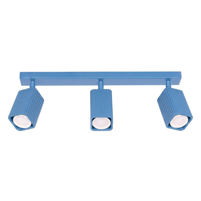 SOLLUX SL.3291 Lámpara De Techo Rayo 3L Azul Celeste